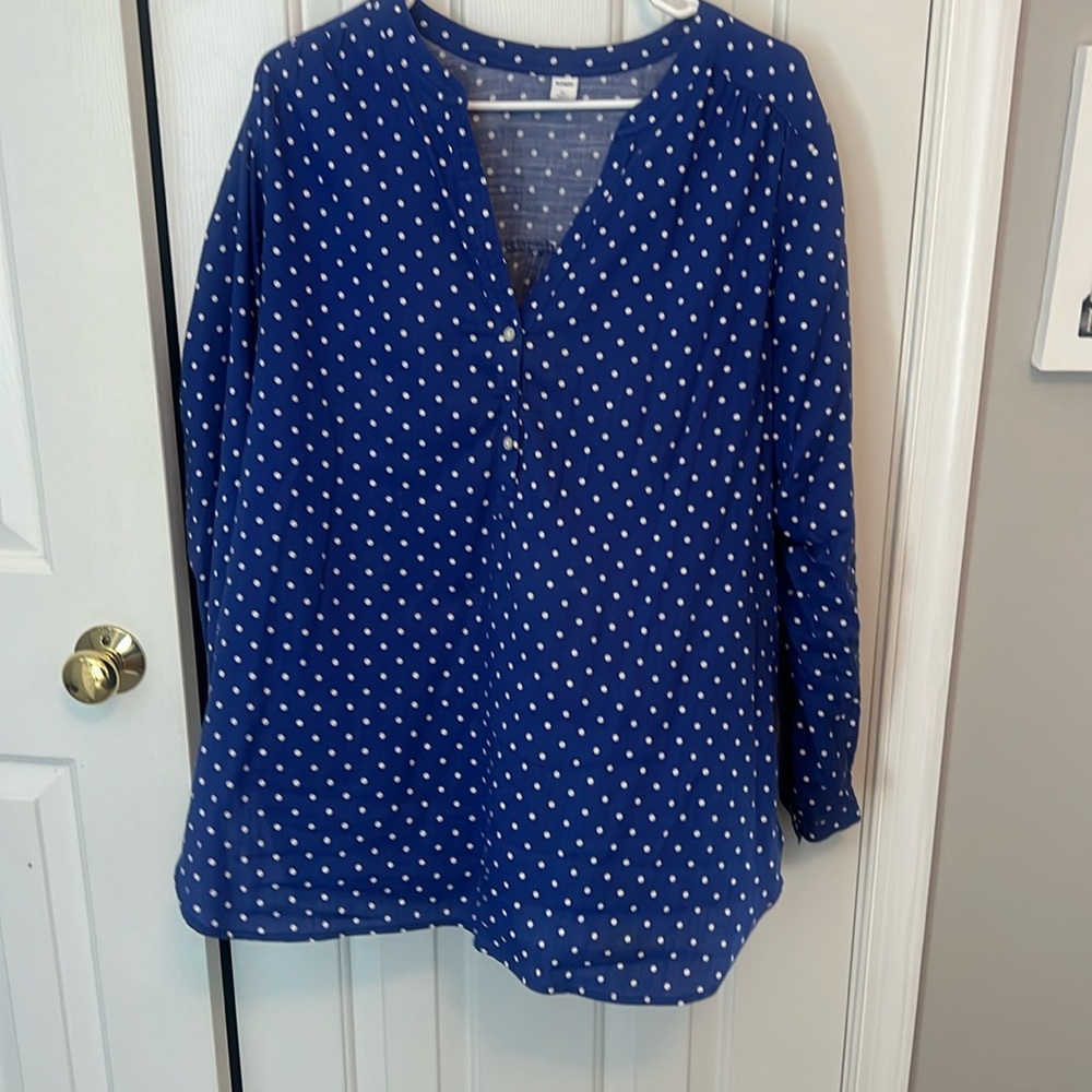 Old Navy womens poka dot top